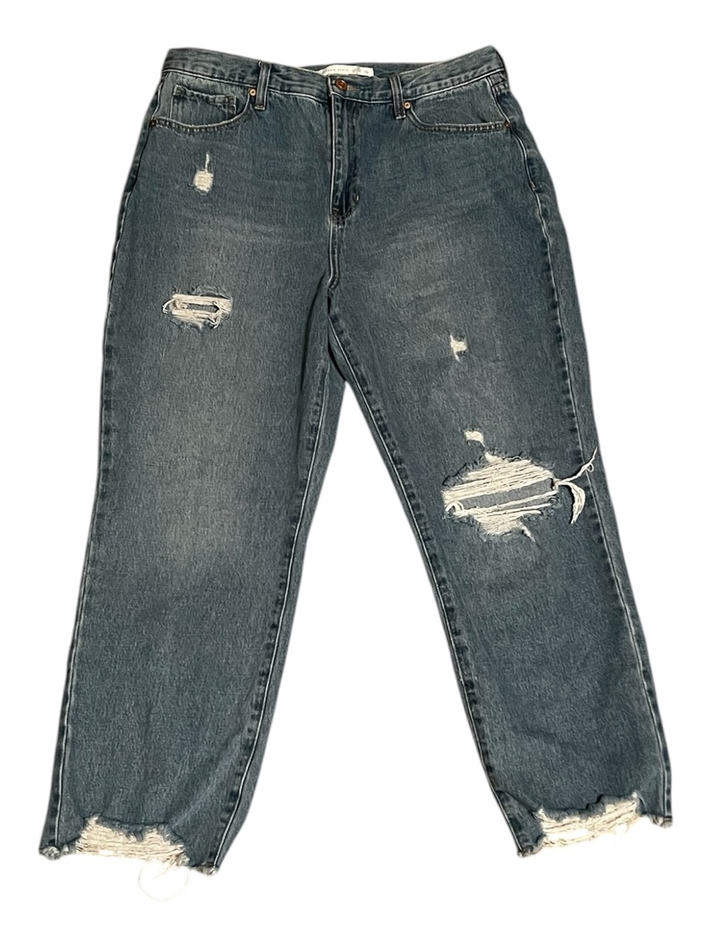 Altar’d State Distressed High-Rise Relaxed Fit Women’s Jeans Size 32